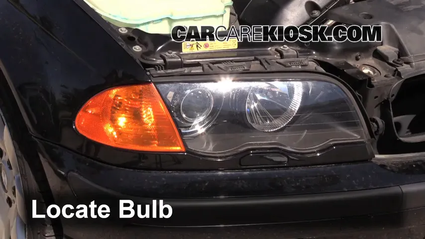 2001 BMW 325i 2.5L 6 Cyl. Sedan Lights Turn Signal - Front (replace bulb)